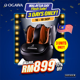 [Apply Code: 2GT20] OGAWA EliteX 3D Foot Reflexology/Foot Massager* (ORANGE)